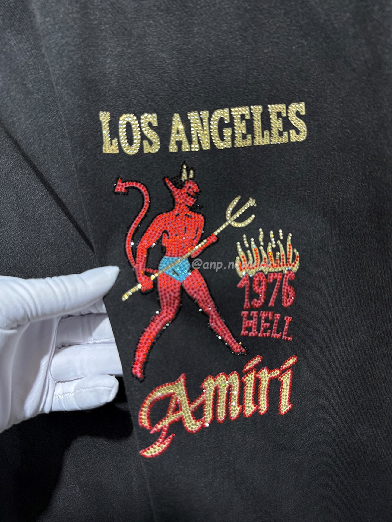 Amiri Cotton Crystal Sinners T Shirt (9) - www.newkick.vip